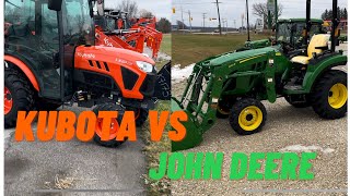 What would you buy Compact tractor showdown Kubota vs John Deere [upl. by Lacefield327]