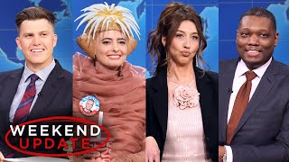 Weekend Update ft Sarah Sherman and Heidi Gardner  SNL [upl. by Camilla673]