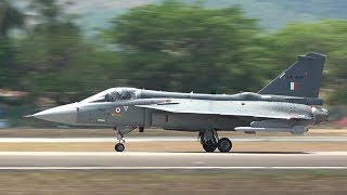 Indias Tejas fighter jet debuts at LIMA Langkawi 2019 [upl. by Botti]