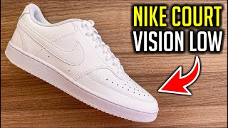 QUASE um Air Force 1 Tênis Nike Court Vision LOW  Análise e On Feet  Pisando Bem [upl. by Aneleairam]