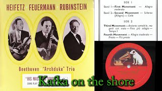 Beethoven Piano Trio No 7 quotArchdukequot  I Rubinstein Heifetz Feuermann [upl. by Jacobba]