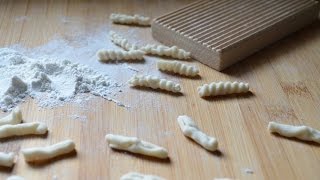 Homemade Cavatelli Pasta Dough Recipe [upl. by Asyal]