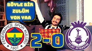 FANATİK BEŞİKTAŞLI FENERBAHÇE  AFYONSPOR TÜRKİYE KUPASI MAÇINI İZLERSE FENERBAHÇE 20 AFYONSPOR [upl. by Idnym]