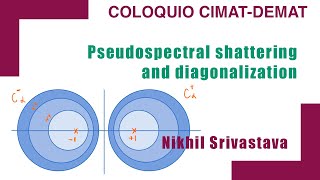 Pseudospectral Shattering and Diagonalization I Nikhil Srivastava I COLOQUIO CIMATDEMAT [upl. by Laucsap434]