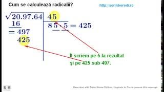 Cum se calculează radicalii [upl. by Donovan]