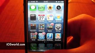 Como usar multitarea multitasking en iPhone que es iOS 5 2012 [upl. by Aneez]