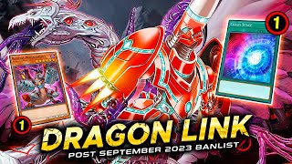 DRAGON LINK Deck  Post September 2023 BANLIST 🚫 Duels Going 1st2nd  Deck Rating 📈 [upl. by Lazor979]