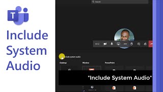 How to Share System Audio in Microsoft Teams [upl. by Ynnhoj]