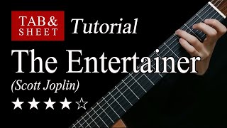 The Entertainer  Guitar Lesson  TAB [upl. by Harias]