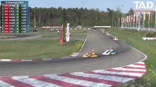 Rotax Euro Trophy 2019 Genk Juniors Heat 3 A C [upl. by Euqinomahs]