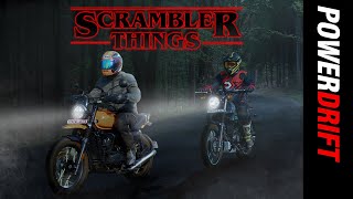 Yezdi Scrambler vs Royal Enfield Scram 411  Which Is The Better Scrambler  PowerDrift [upl. by Behm769]