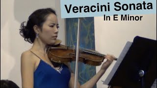 Veracini Violin Sonata in E minor played by JaeIn ShinComplete [upl. by Longerich246]