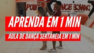 Aula de Dança em 1 minuto  Aprenda esse passo TOP Utilizar na Balada [upl. by Marilee385]