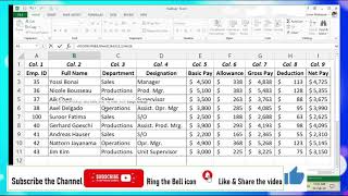 How to use vlookup function in excelpepare salary slip [upl. by Katalin927]