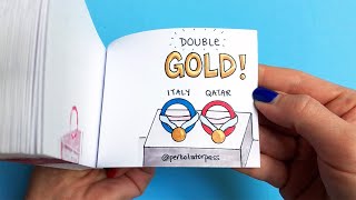 4 Olympic FLIPBOOKS including an amazing 3in1flipbook compilation [upl. by Daryn]