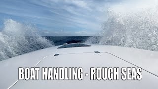 HOW TO DRIVE A BOAT IN ROUGH SEAS  BIG OCEAN SWELLS [upl. by Couq]