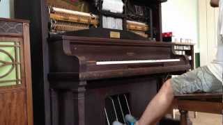 The Entertainer Scott Joplin 1902  Piano Roll Scott Joplin House rec 2012 [upl. by Korry]