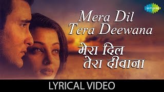 Mera Dil Tera Deewana with lyrics मेरा दिल तेरा दीवाना गाने के बोल Aa Ab Laut Chale Aishwarya Rai [upl. by Padraig]