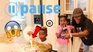 Pause Challenge For 24 Hours [upl. by Einial245]