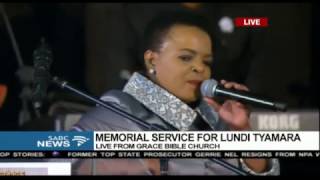 MUST WATCH Rebecca Malopes moving tribute to Lundi [upl. by Casady]