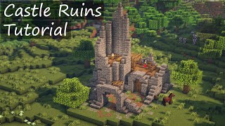 Minecraft  Castle Ruins Tutorial [upl. by Khalsa]