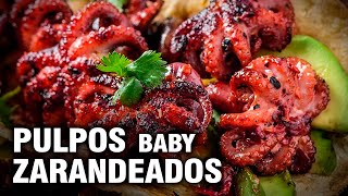 Pulpos zarandeados mini  Gfood [upl. by Eiuqnimod]