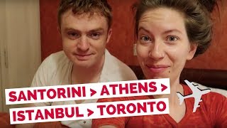 Our Trip to Europe is Over Greece to Canada travel vlog [upl. by Nalyk115]