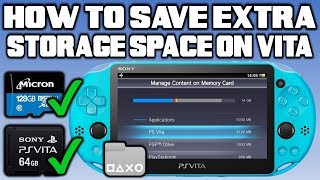 Get Back Storage Space On PS Vita Delete Corrupt amp Hidden Files [upl. by Merat]