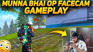 Munna Bhai Mobile Gameplay With Facecam  Free Fire Telugu  MBG ARMY [upl. by Melliw]