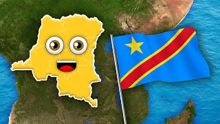 Democratic Republic of the Congo  Geography amp Provinces  Countries Of The World [upl. by Eirellav]