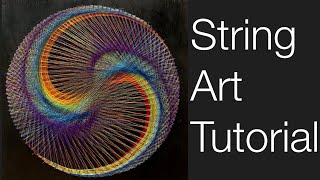 DIY String Art  Tutorial [upl. by Nospmoht503]