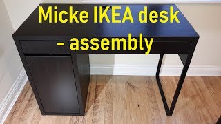 Ikea Micke desk assembly [upl. by Neel]