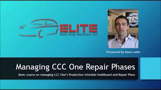 Managing CCC One Repair Plan Phases [upl. by Merrili]