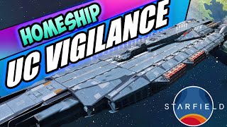 Starfield  Legendary Class M Ship How To Get The UC Vigilance As Home Ship Part 2 [upl. by Ninnette]