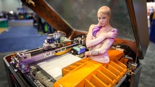 This 3D Printer Builds FullColor Paper Models [upl. by Egroej]