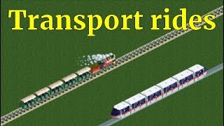 RCT2  Ride overview  Transport rides [upl. by Betz]