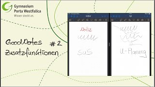 GoodNotes in der Schule  Tutorial  2 Zusatzfunktionen [upl. by Rahmann4]