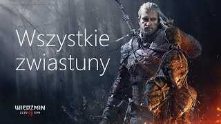 Wiedźmin 3 Dziki Gon  Wszystkie zwiastuny po polsku [upl. by Mikes]