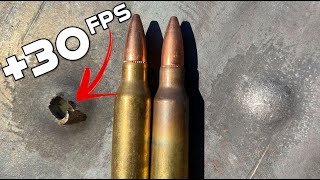 223 vs 556 You Wont Believe The Difference On Steel [upl. by Elocen708]