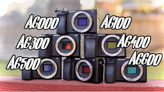 Sony A6000 vs A6100 vs A6300 vs A6400 vs A6500 vs A6600 A Buying Guide [upl. by Nonaihr675]