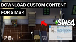 How To Download and Install Custom Content  THE SIMS 4 [upl. by Anela]