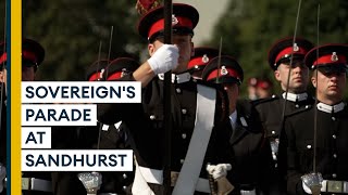 Officer Cadets pass out at Sovereigns Parade held earlier due to heat [upl. by Euqinu]