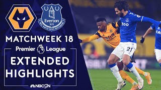 Wolves v Everton  PREMIER LEAGUE HIGHLIGHTS  1122021  NBC Sports [upl. by Anyahc]