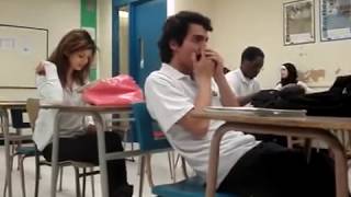 BeatBox Harmonica in Math Class original [upl. by Wichern]