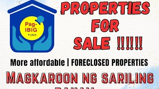 OWN A HOUSE WITH PAGIBIG FUND FORECLOSED PROPERTIES housingloan pagibigfundforeclosedproperties [upl. by Marysa]