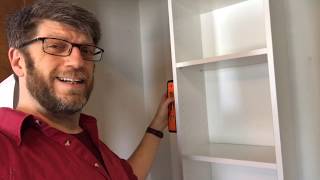 IKEA Hacking  Using a Billy Bookcase to Create An Entire Closet Organizer System [upl. by Radferd]