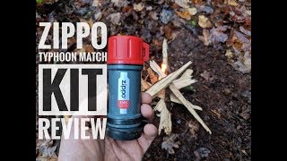 Zippo Typhoon Match Case Review [upl. by Madelena385]