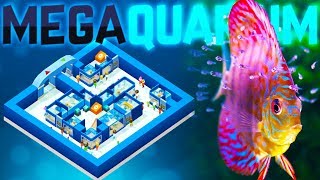 Megaquarium  The Fishkeeping Tycoon Game  Building The Perfect Aquarium  Megaquarium Gameplay [upl. by Yentnuoc]