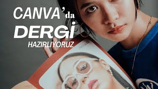 Canva Dersleri 5  Canvada Dergi Hazırlama [upl. by Cichocki]