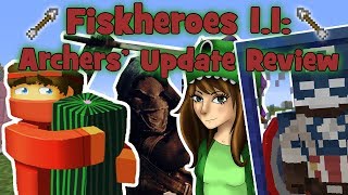 FiskHeroes 11 Archery Update FULL REVIEW NEW SUITS arrows and MORE [upl. by Glori]